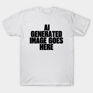 Ai generated image goes here T-Shirt